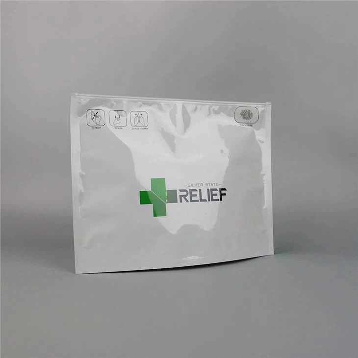 Customized Label Pinch And Slider Child Resistant Bags