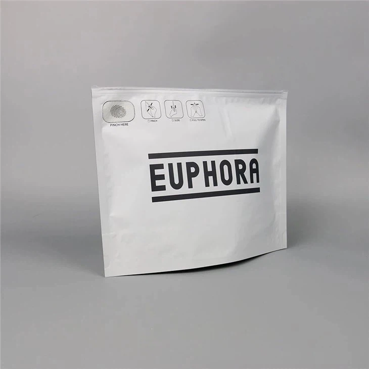 Customized Label Pinch And Slider Child Resistant Bags