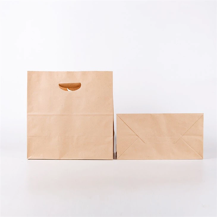 Kraft Paper Handle Bag for Fast Food