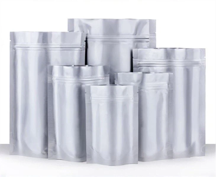 50 Pack Mylar Bags For Long Term Food Storage Extra Thick 9.4 Mil 10''X14'' 7''X10'' 6''X9'' Standable Resealable Ziplock Food Grade Bags For Packging Products