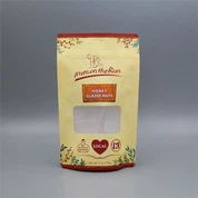 Compostable Zipper Resealable Kraft Paper Bag