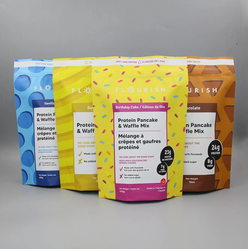 Supplement and Protein Powder Packaging Bag