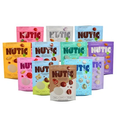 Chocolate Beans 450g Stand-Up Zipper Aluminized Packaging