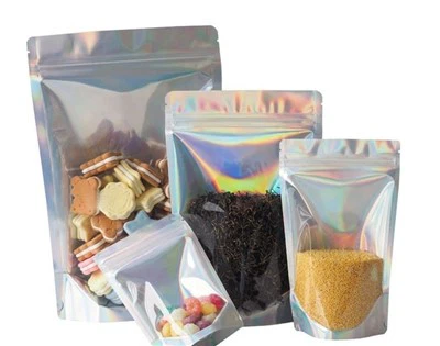 Holographic Rainbow Mylar Storage Bag